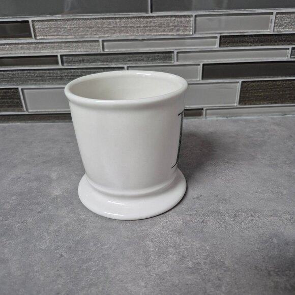 Anthropologie Monogram Mug Cream with Black Letter E - Picture 3 of 9